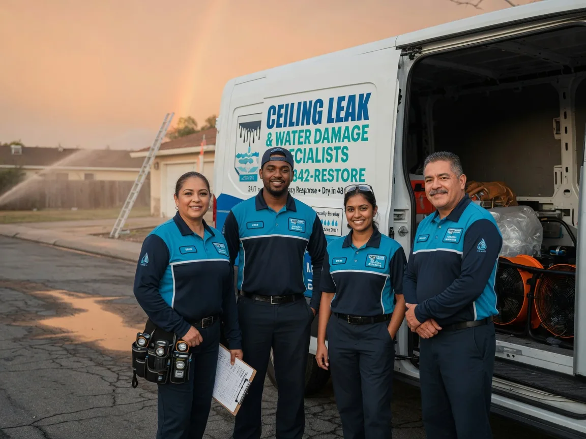 Ceiling Leak Cleanup company in South Barre, MA
